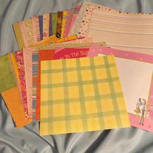 30 12x12 scrapbook paper